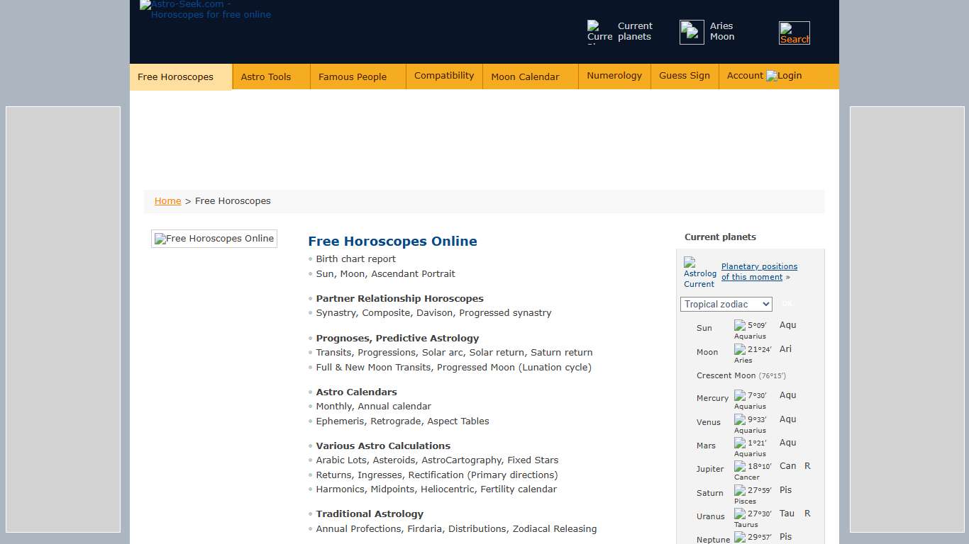 Horoscopes 2026, Free Online Horoscopes